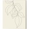 Line Leaves Oasis by Karyn Panganiban 12" x 15" Canvas Wall Art (Set of 2)